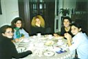 With friends in Hacalolu's Ortaky house.
